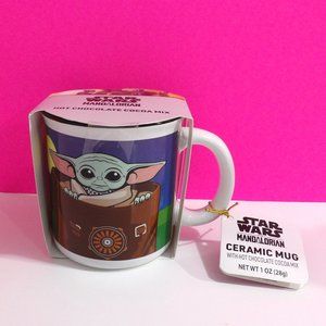 Star Wars Mandalorian Yoda Cup with Hot Chocolate